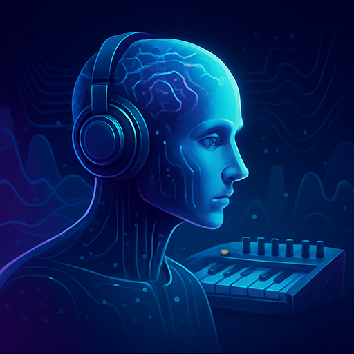 Illustration IA & musique